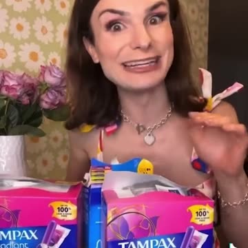 Tampon companies are sponsoring Transgender Women/ Biological Males. BUT how can a man use this