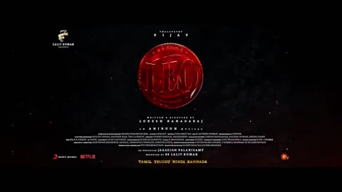 Leo@traller@ Vijay thallapathy and lokesh kanagaraj Leo