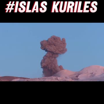 El 24 de marzo de 2024, el volcán Ebeko en las islas Kuriles entró en erupción