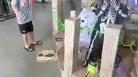 ❤😂Kids Enjoy Halloween Decorations While Getting short video😂❤