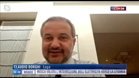 🔴 Intervista all'On. Claudio Borghi su TGcom24 (22/06/2022)