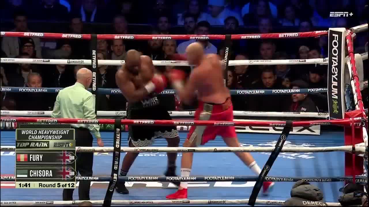 Tyson Fury Ko's Chisora in Rd 10, Ends Trilogy in Front of 60,000 people | FIGHT HIGHLIGHTS