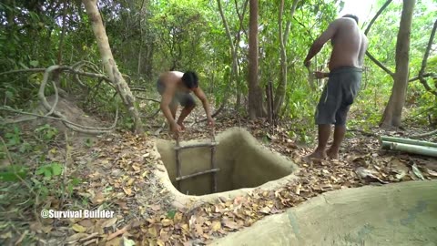 Underground Swimming Pool Water Slide