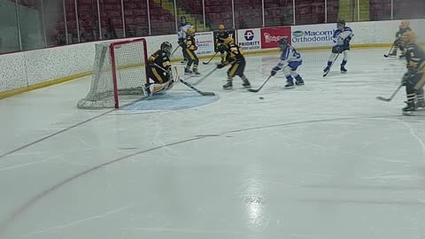 All out to stop the puck