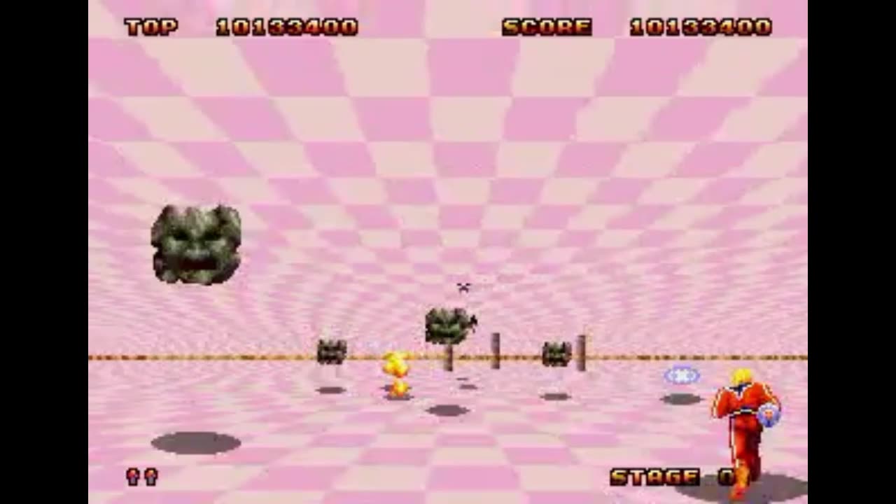 Space Harrier II Gameplay