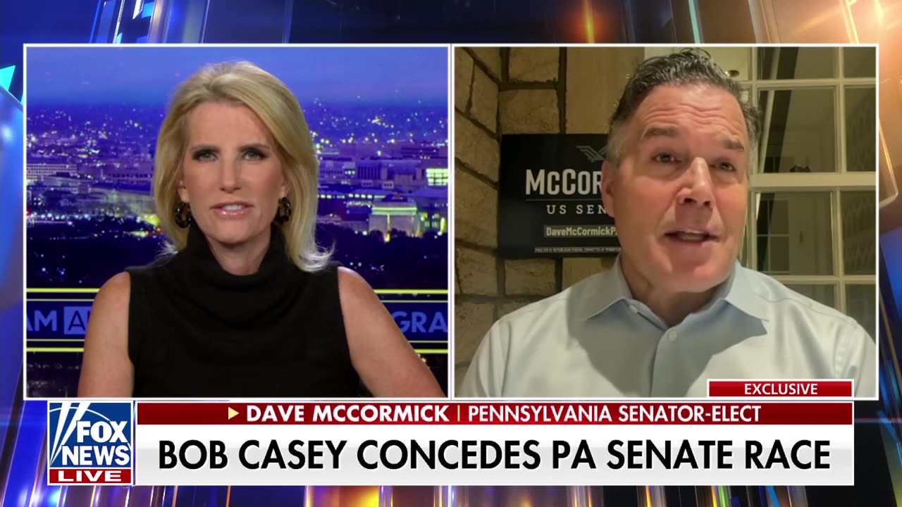 Sen.-elect Dave McCormick speaks out after his opponent concedes election