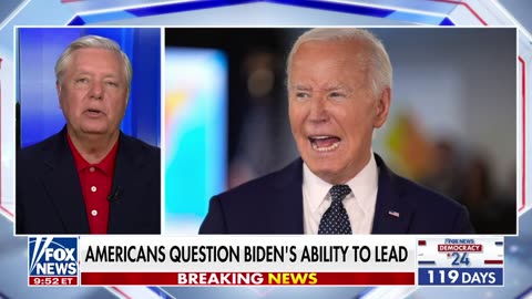 Sen. Lindsey Graham to Biden: Why don't you take a cognitive exam?