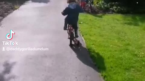 July 2015, getting Ayrton off stabilisers 1 of 2