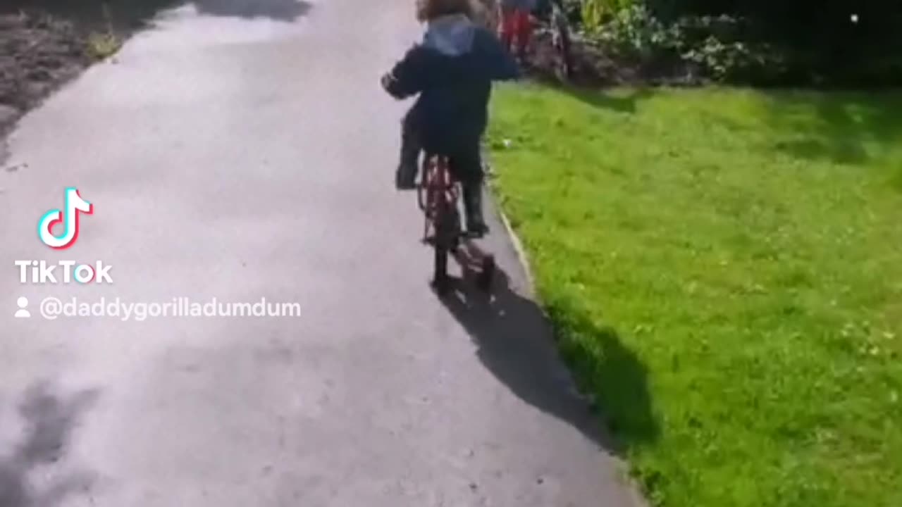 July 2015, getting Ayrton off stabilisers 1 of 2