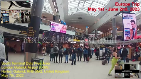 May 7th, 2023 08b LGW: South Terminal Duty Free Area
