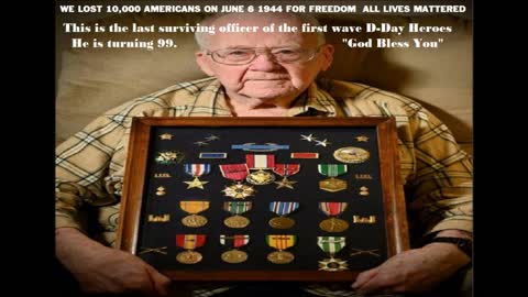 WE LOST 10,000 AMERICANS VETERANS ON JUNE 6 1944 FOR FREEDOM ALL LIVES MATTERED