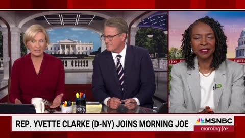 Rep Yvette Clarke with CBC talking about meeting with Biden.