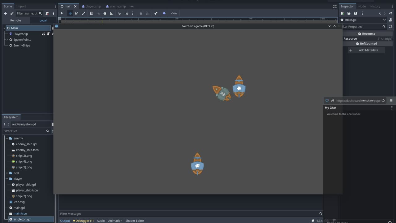 Making Go, and Godot apps to control Kubernetes - Episode 05