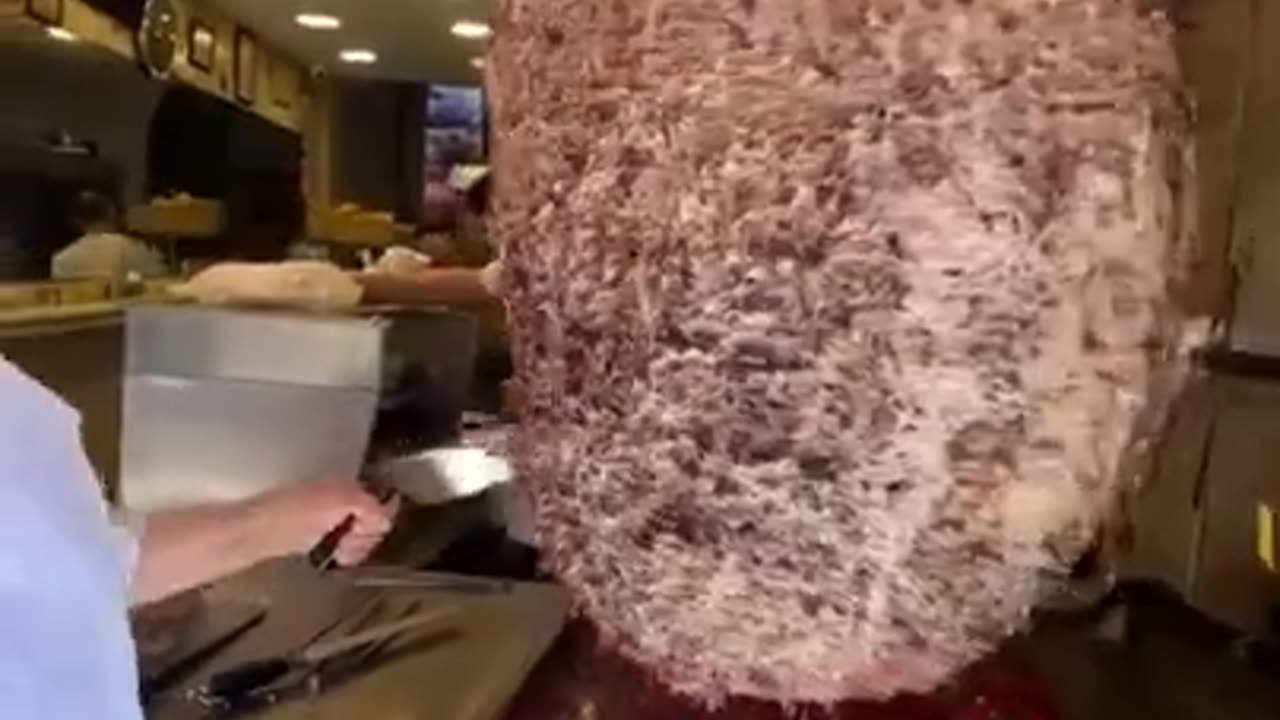 "Turkish Delight: The Biggest Shawarma Ever!"