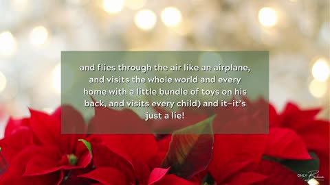 That’s what the real Christmas means