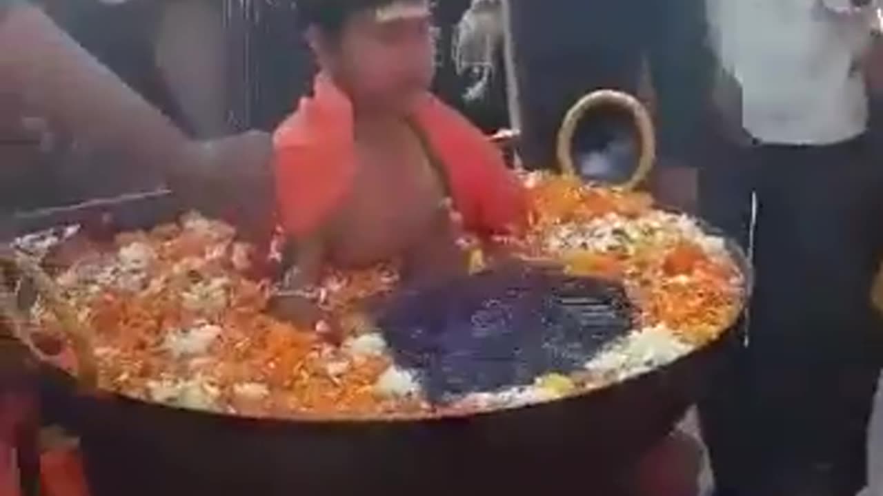 Cock child in India