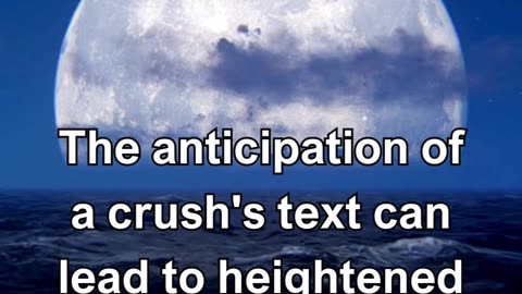 The anticipation of a crush's text can lead to heightened excitement