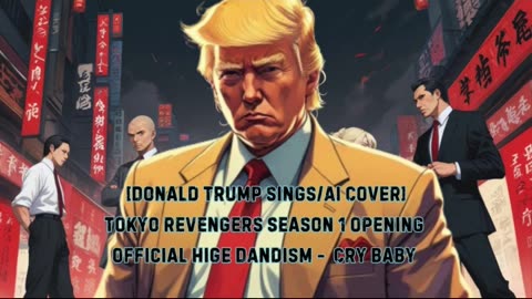 [Donald Trump sings/AI Cover] Tokyo Revengers Season 1 Opening 1 Official HiGE DANdism - Cry Baby