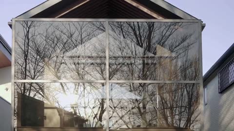'GRACE' Small House in Tokyo by Apollo architects. Modern Japanese style residence with timber frame