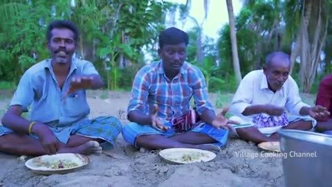 SOUP with GOAT INTESTINE | Rare Goat Intestine Village Food Recipe | Boti Soup Cooking in Village