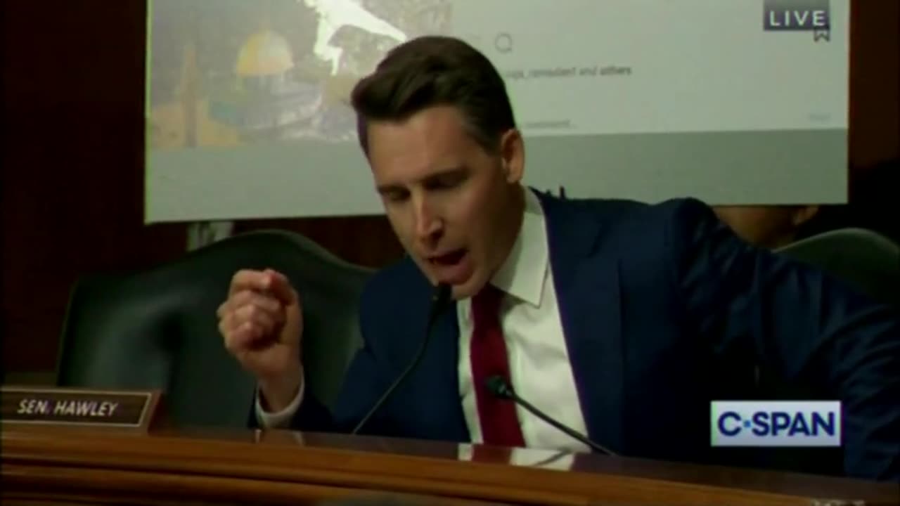 Sen. Hawley TORCHES DHS Sec Mayorkas Over Pro-Hamas Employee