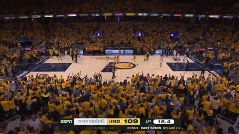 May 10, 2024 - Mark Boyle Calls Andrew Nembhard Three in Pacers-Knicks Game