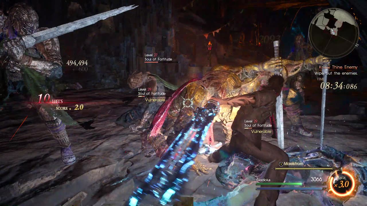 Final Fantasy 15: Episode Gladiolus: Score Attack 978,413