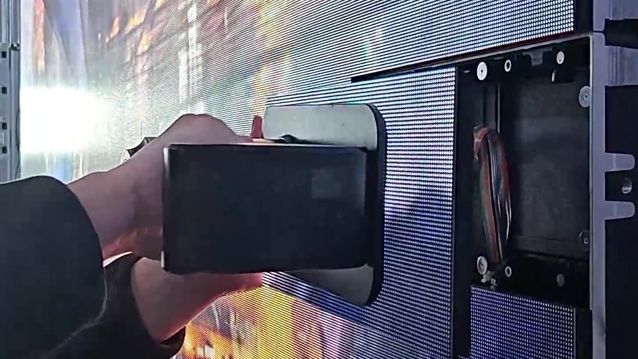 Combining modules to create gorgeous high-definition screens is like a fun game#leddisplay #eagerled