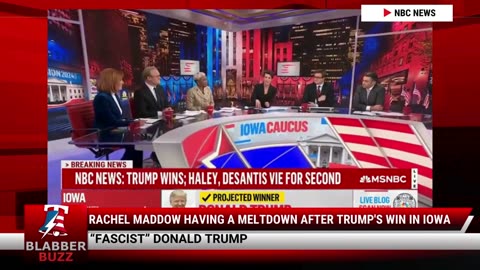 Rachel Maddow Having A Meltdown After Trump's Win In Iowa