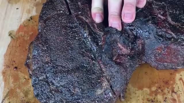 Double Stingray Tomahawk What should we name this…. 👨🏼🦳 #steak #grilling #outdoorcooking