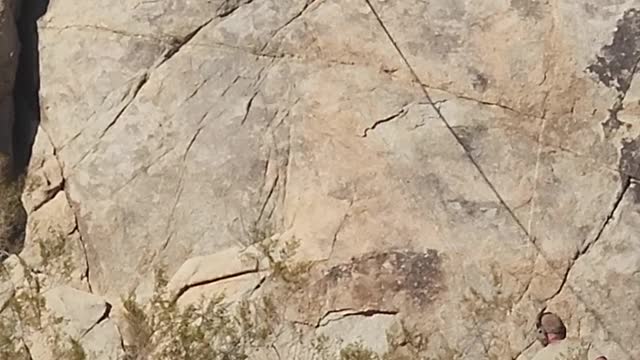 1lt.mck 100m shot irons from rope.