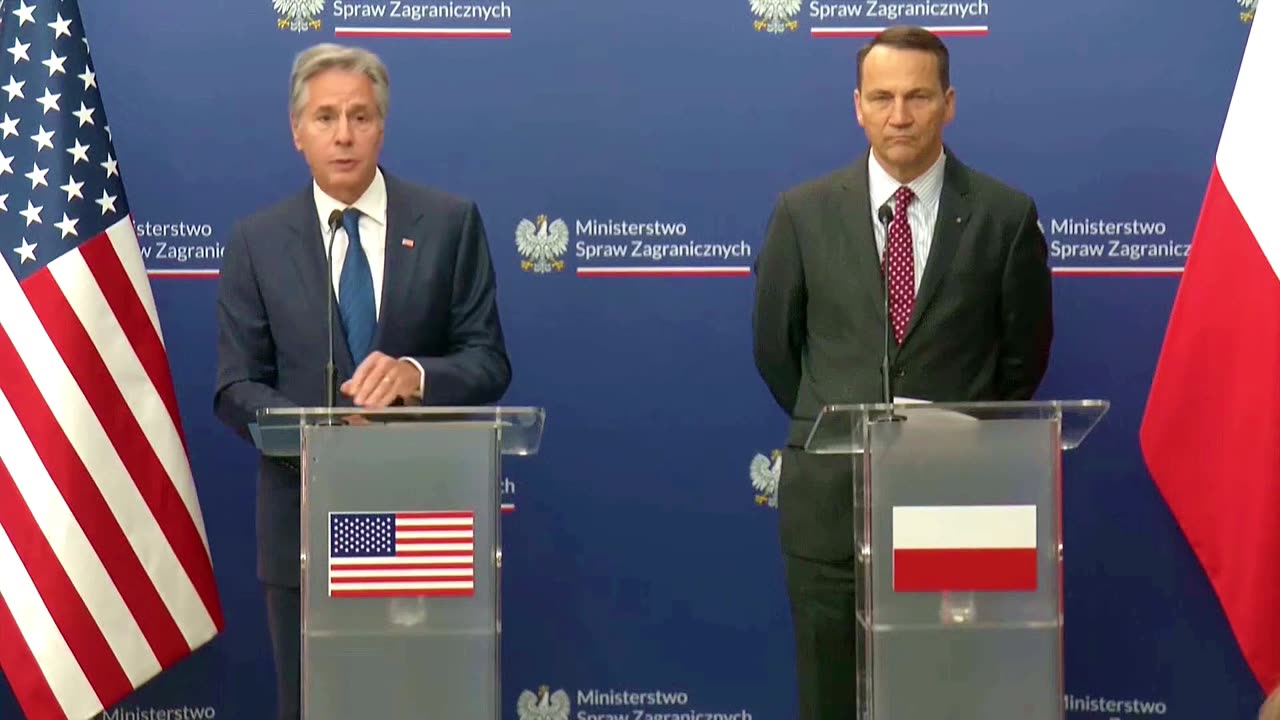 Antony Blinken vs Polish Foreign Minister: HIGH TENSION Press Conference - September 12, 2024