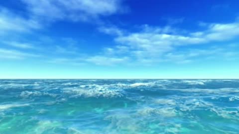 Flying over the Ocean