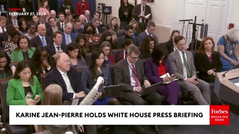 JUST IN_ White House Holds Briefing After Meeting With Congressional Leaders On Shutdown & Ukraine