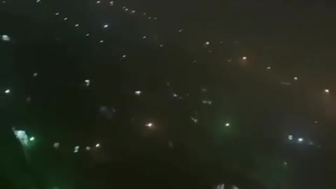 Kazakhstan - In Almaty, a loud air siren can be heard all over the city as 11PM curfew nears.