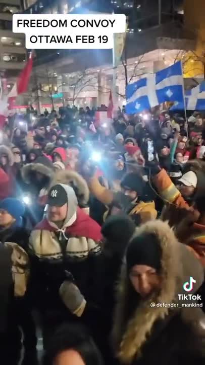Freedom Convoy Ottawa Feb 19