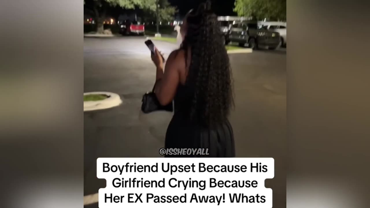 Man Upset Because Girlfriend Is Crying Over Her Ex Boyfriend Who Passed Away 👀