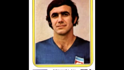 PANINI STICKERS YUGOSLAVIA TEAM WORLD CUP 1974