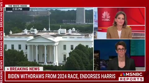 Entertainer Rachel Maddow reacts to Joe Biden dropping out. via #ToreSays