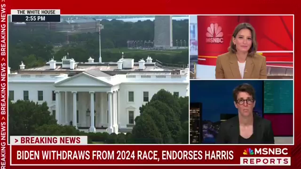 Entertainer Rachel Maddow reacts to Joe Biden dropping out. via #ToreSays