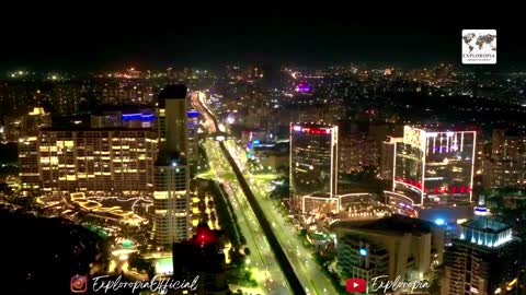 Gurugram, India 🇮🇳 4K 60FPS UHD Drone Video #Shorts #Exploropia #India #Dji #Aerial