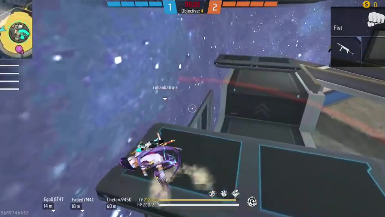 Free fire gameplay clash of Squad