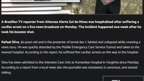 Another Live TV Journo Died SUDDENLY