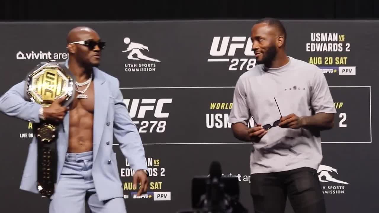 Welterweight champion Kamaru Usman vs Leon Edwards