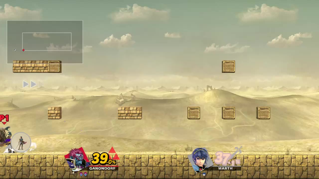 Ganondorf Vs Marth on Mushroomy Kingdom (Super Smash Bros Ultimate)