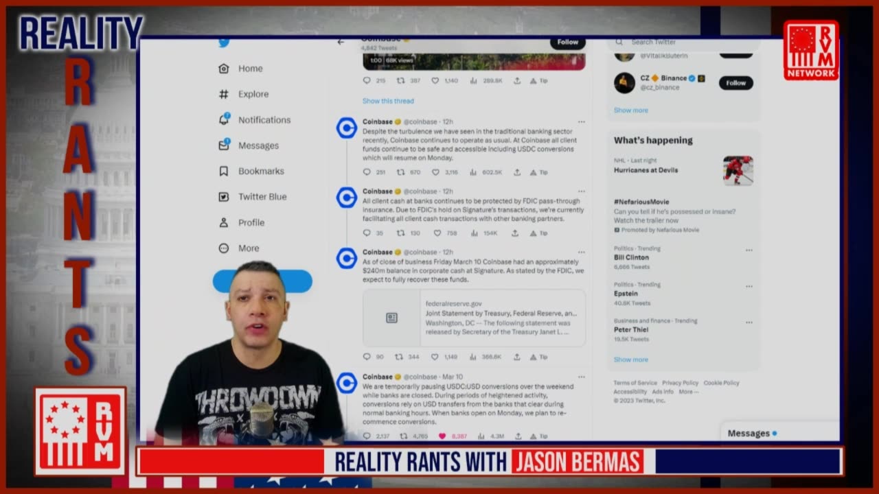 Coinbase Paused Activity While Banks Are Closed - Reverse Pump & Dump Coming? - Jason Bermas