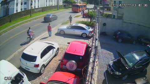 Car Gets Crushed During Photo Shoot