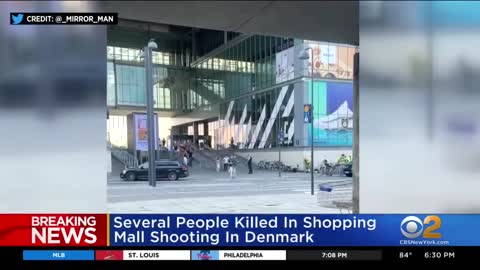 Several people killed in shopping mall shooting in Denmark