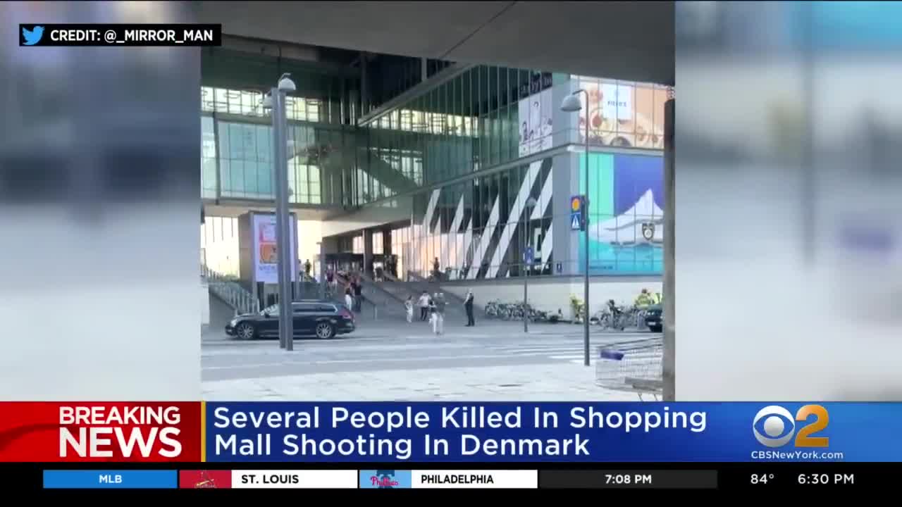 Several people killed in shopping mall shooting in Denmark