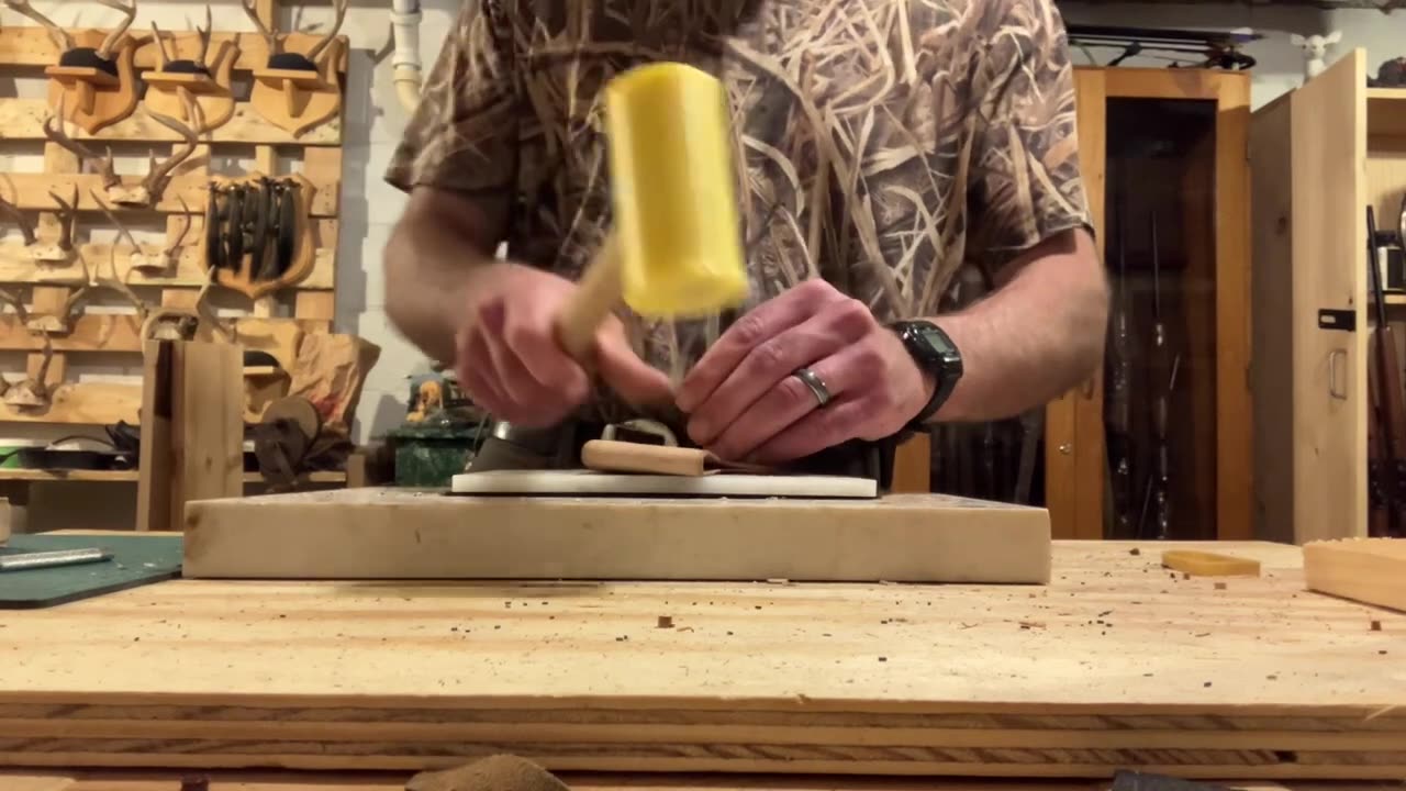 Making a drop loop for a western gun belt part 3